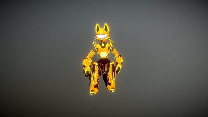 CAT MAX Up.fbx_ Scene 3D Model