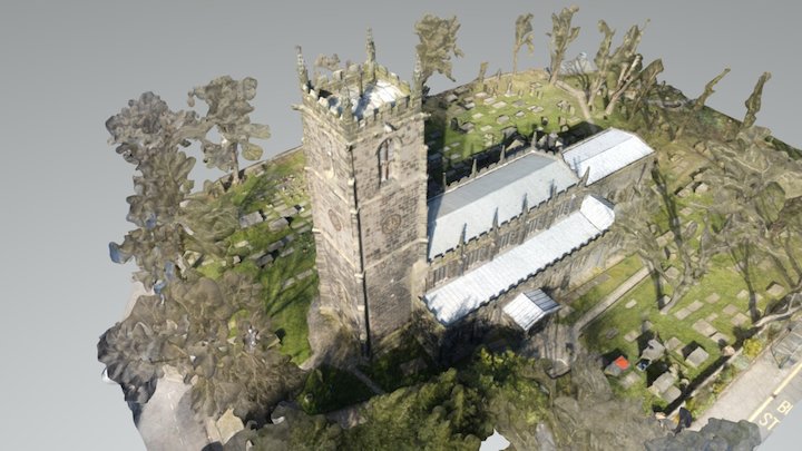 St John's Church Penistone ver 2 3D Model