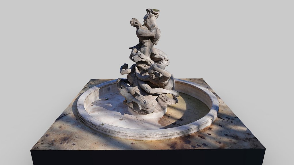 Fontana Del Giardino Di Piazza Vittorio