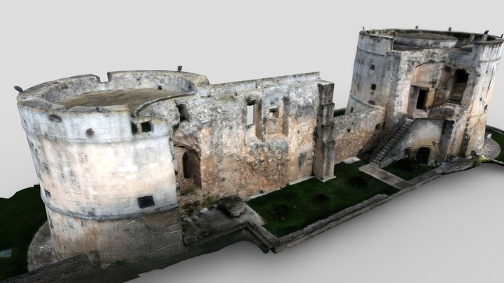 Aragonese Castle - Palmariggi - Salento - Italy 3D Model