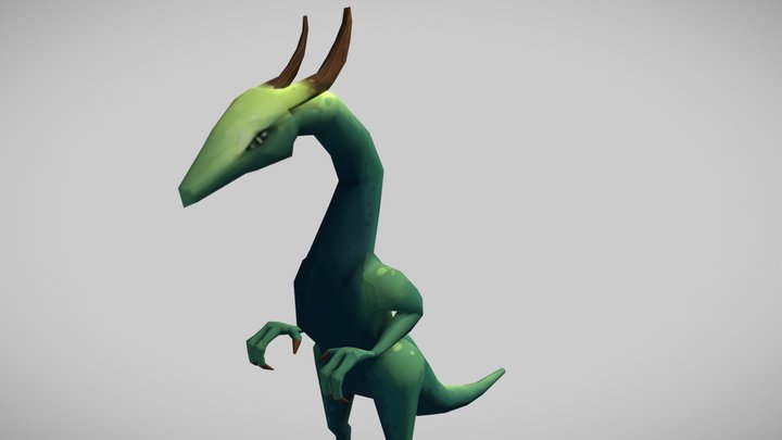 Forest dinosaur 3D Model