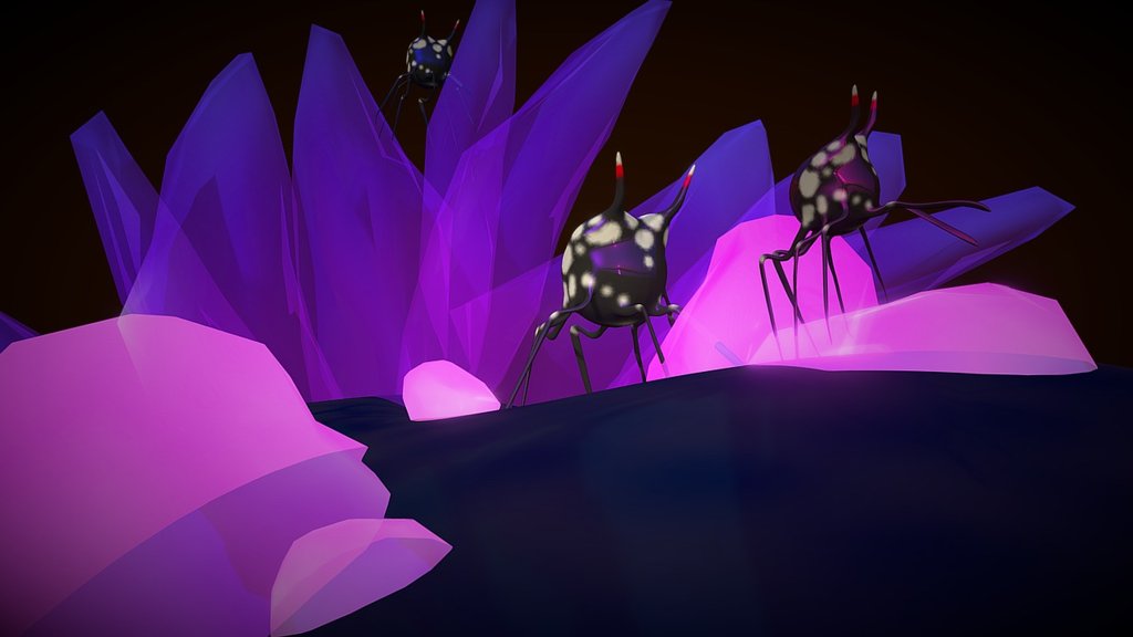 crystal guardians - alien bug species