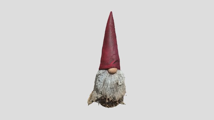 Christmas gnome project raw 3D Model