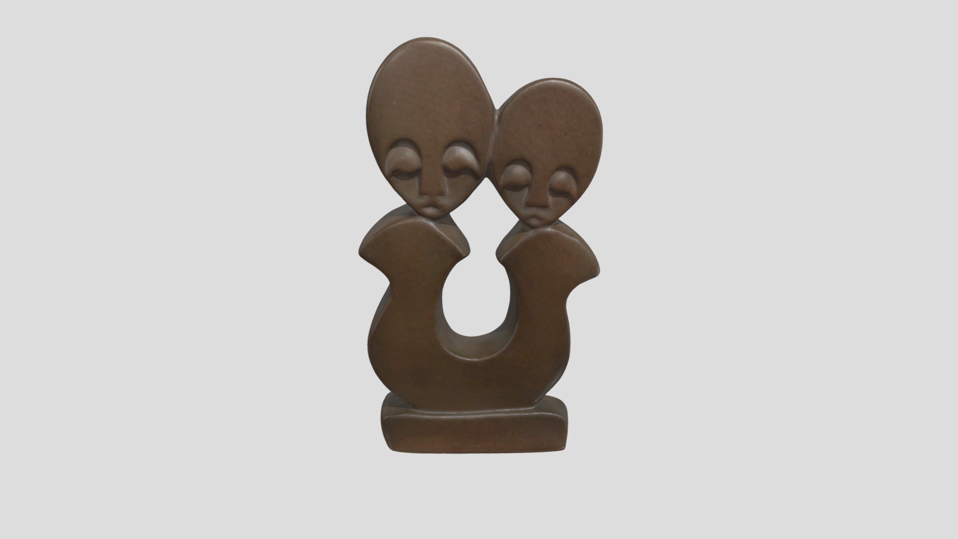 African Love Statuette — Sketchfab embed 3D viewer