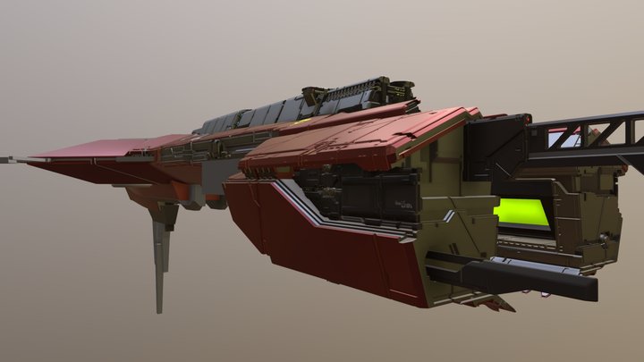 Red Horizon Export 3D Model