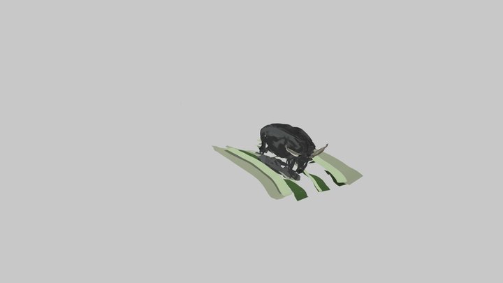 Water buffalo 3D Model