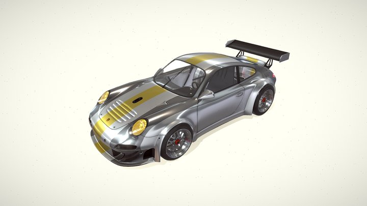 PORSCHE 997 RSR 3D Model