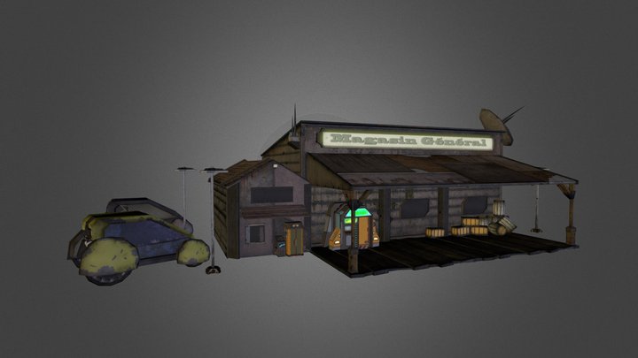 General Store 3D Model