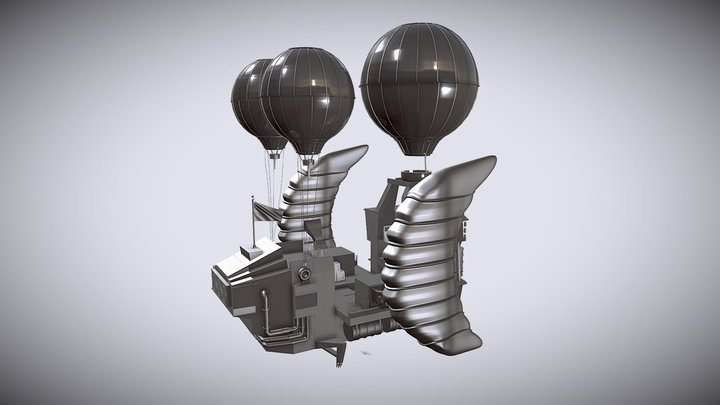 Mortal engines \ hi-poly 3D Model
