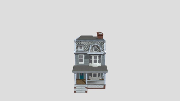 RVA Detached House 01a 3D Model