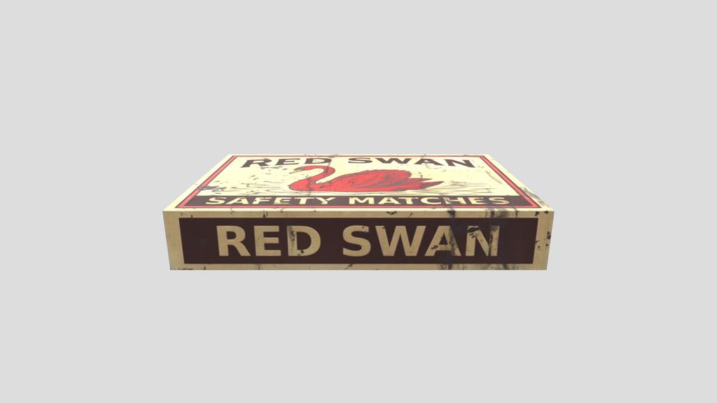 Matchbox_RedSwan_Lowpoly