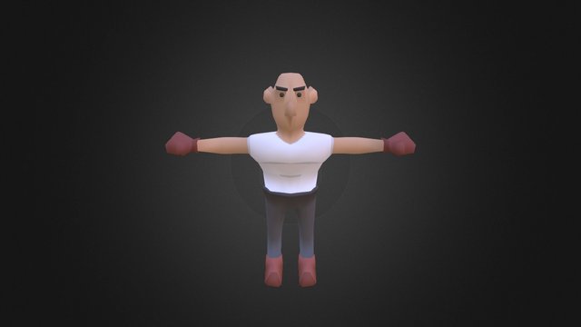 Bulky Man 3D Model