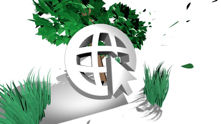 ICON FOR THE WEB on white background 3D Model
