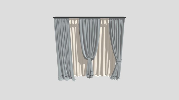 Gd Classic Curtain Set – Modello 3D gratuito STL