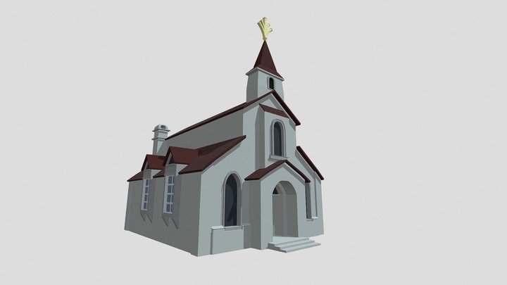 Danmachi - Abandoned Church 3D Model