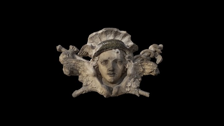 Mascaron_3_Douanes_Bordeaux 3D Model