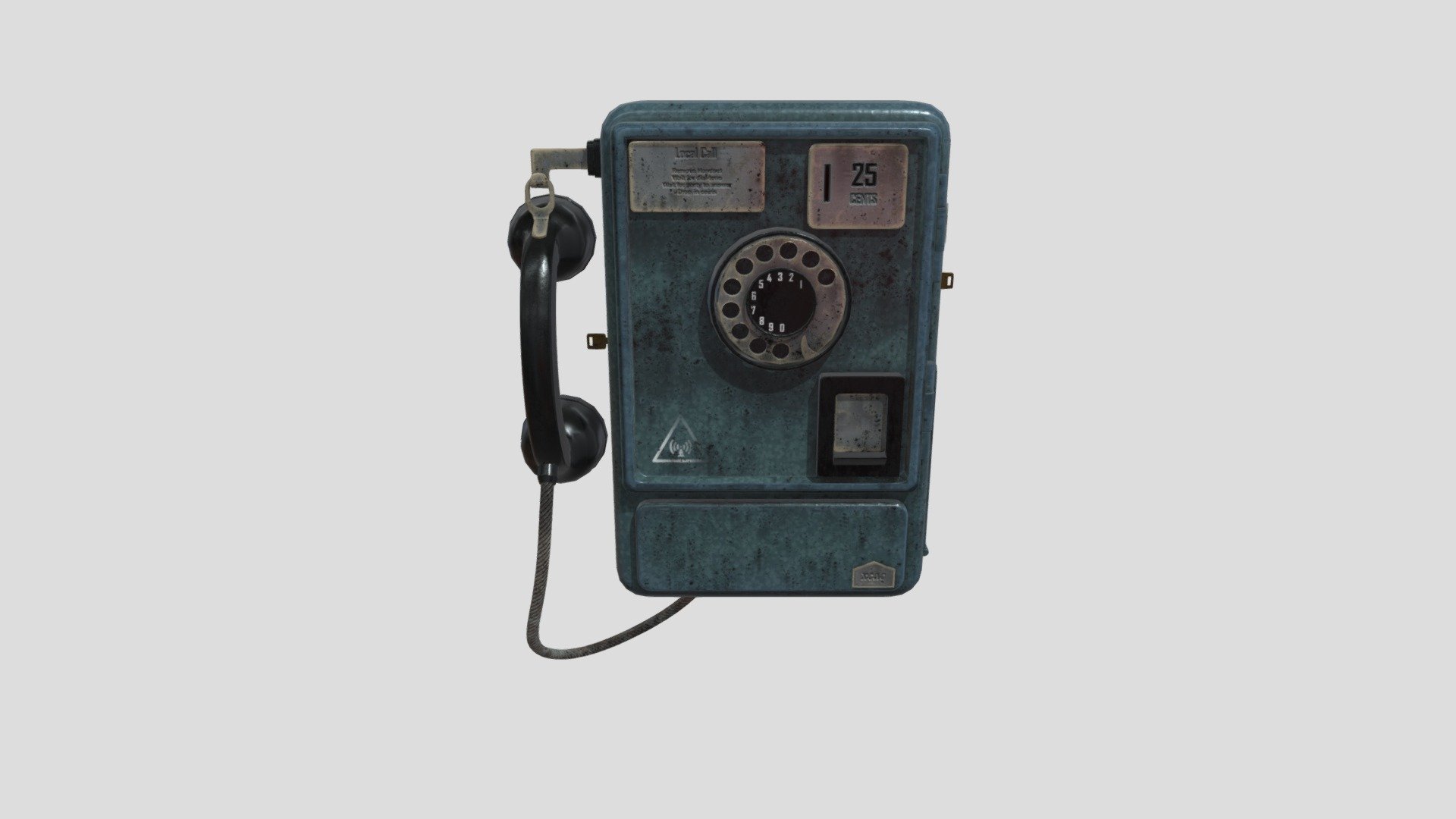 Vintage Wall Telephone - 3D model by Sunny Le (@xcac3dart) [2a47949 ...