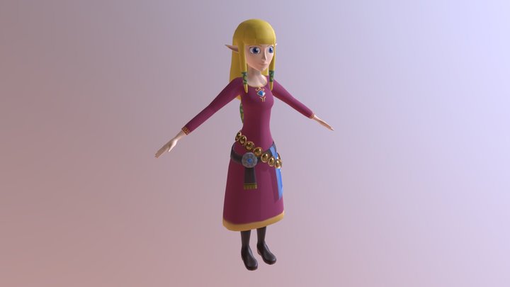 Zelda (SkywardSword) 3D Model
