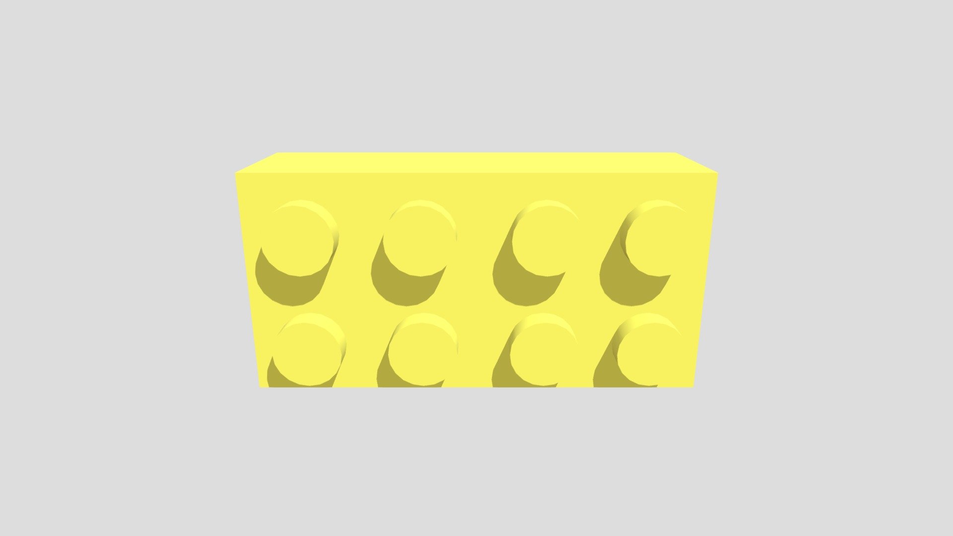 Lego blockje - 3D model by blizardlvdp [2a48c7b] - Sketchfab