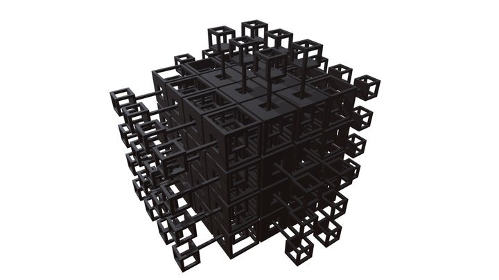 Some cubes and their options 3D Model