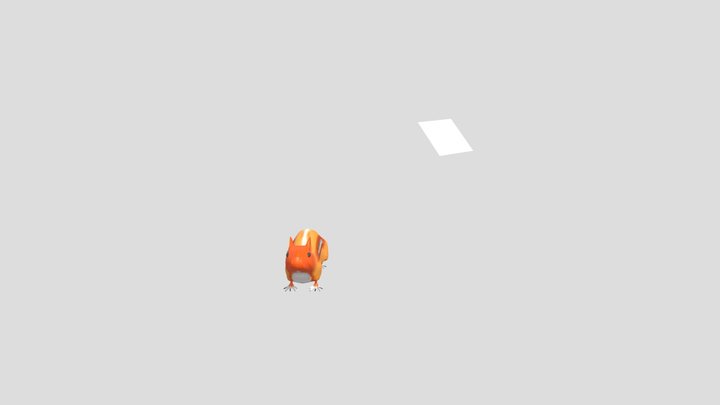 Chimp Monk (colorfull) 3D Model