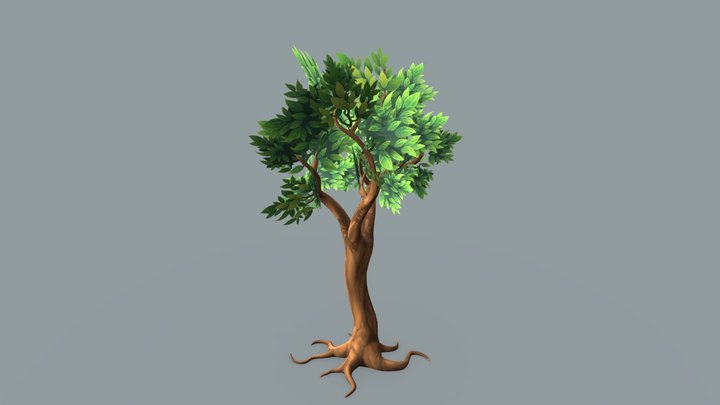 Simple Tree 3D Model