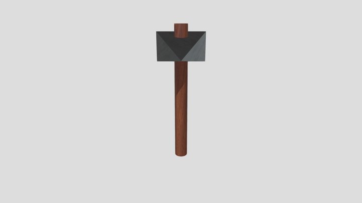 Simple Axe 3D Model