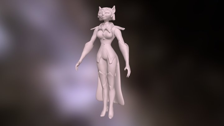 Capitã Amelia Primeira Avaliação 3D Model