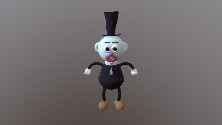 Top Hat Bill 3D Model