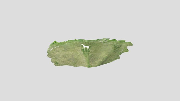 Cherhill White Horse 3D Model