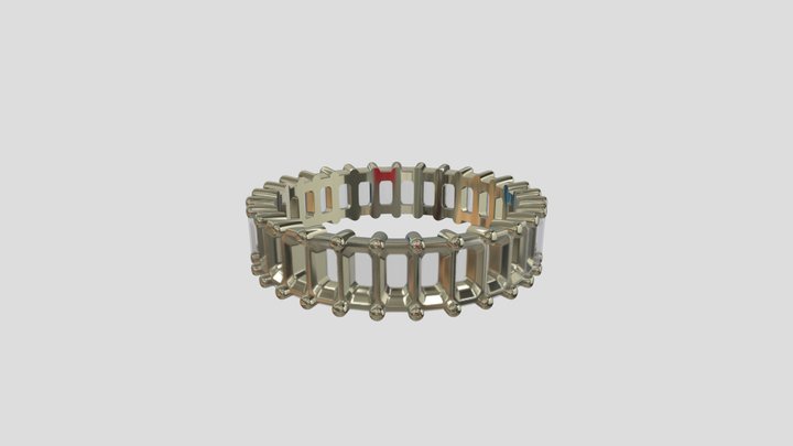 AHR040 goldring wedding engagement luxury – Free 3D Model STL