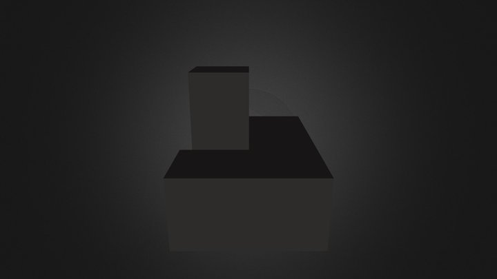 Black Cube 3D Model