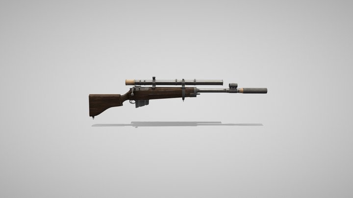 arme sniper 3D Model