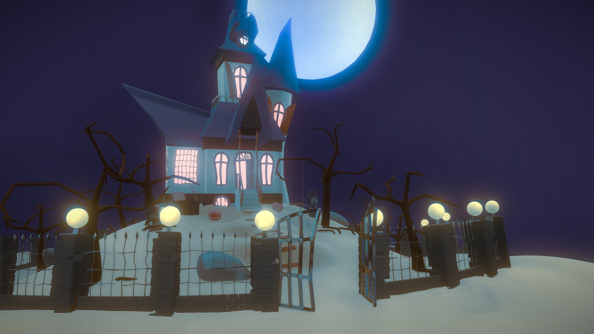 Monster House - Download Free 3D model by ivancrespo2