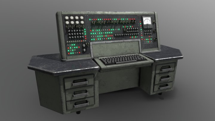 UNIVAC Computer 3D Model