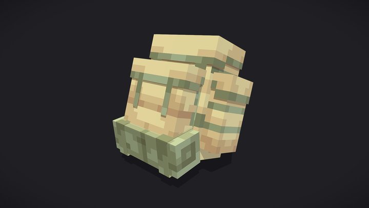 Attack 2 raid backpack 3D Model