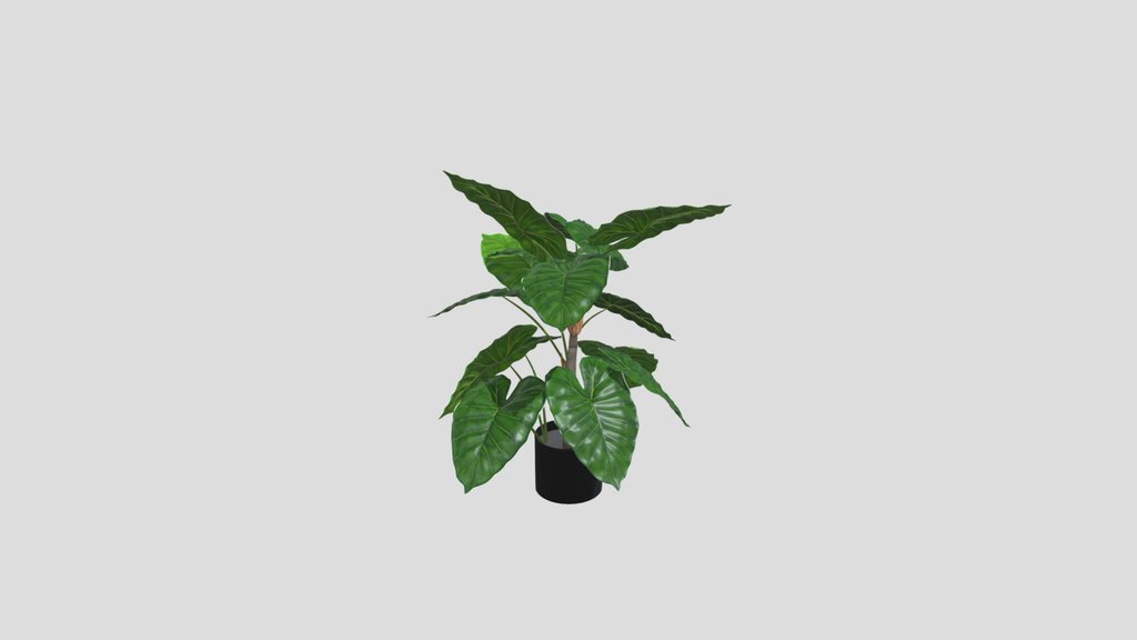 Artificial Tree Taro Araceae 80 Cm