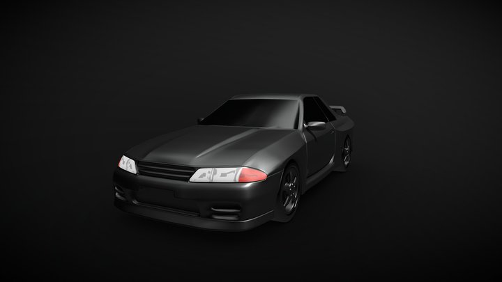 Nissan R32 GTR test thingy 3D Model