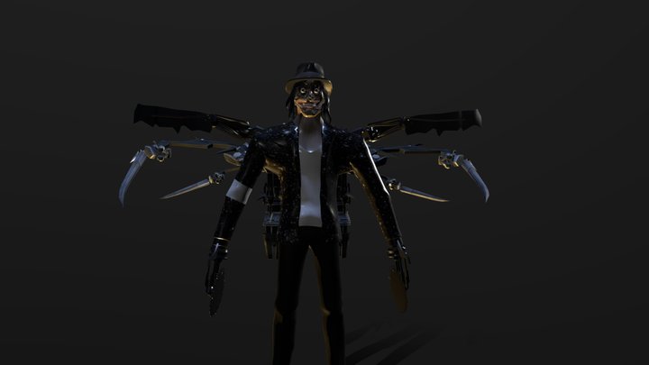 michael jackson skibidi multiverse 3D Model
