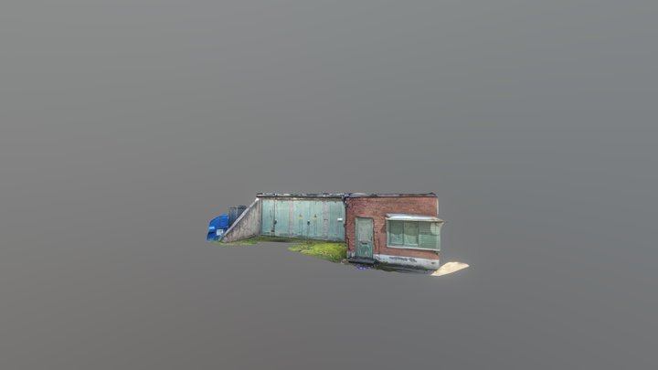 Factory garage 3D Model