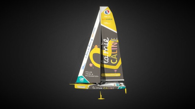Vendée Globe 2016 - Arnaud Boissières 3D Model