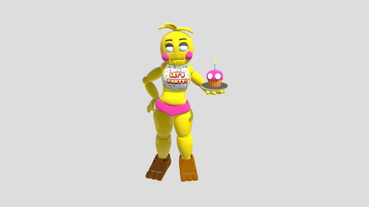 Toy Chica By Sane4ka2009 3D Model