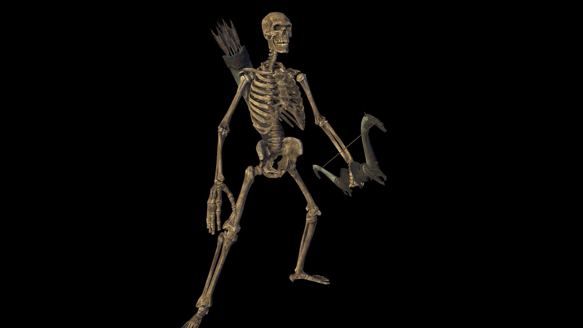 Free Skeleton Warrior Arrow - Download Free 3D model by Alien Haircut ...