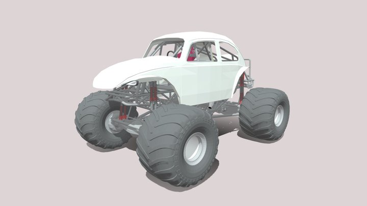 Monster Beetle 3D Model