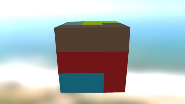 Puzzle Cube ASSEMBLy 3D Model