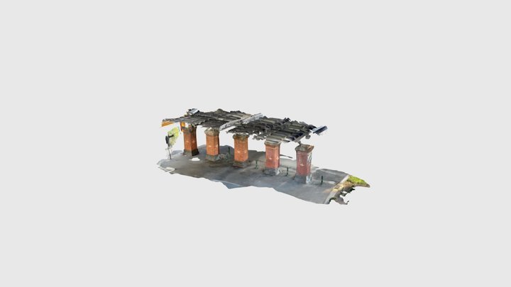 Under the elevated in Melbourne 3D Model