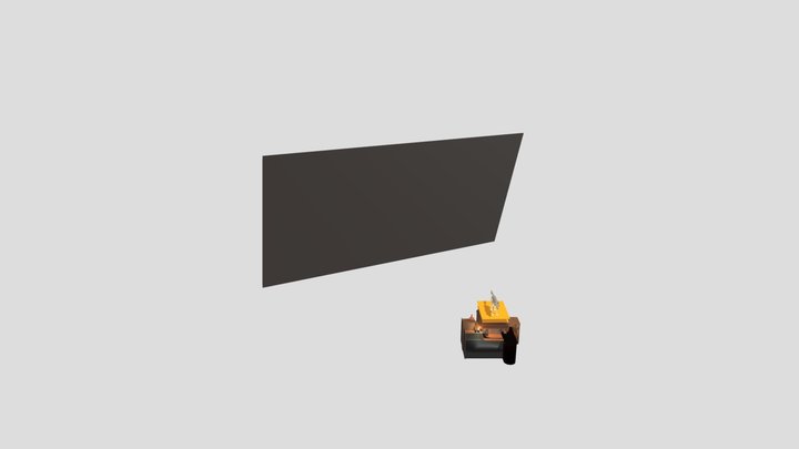 Wolfdog Productions Logo 3D Model