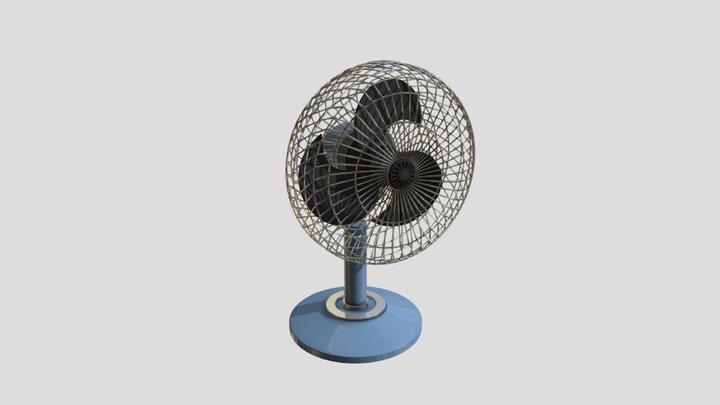 Table fan 3D Model