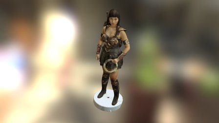 Lady Warrior 3D Model