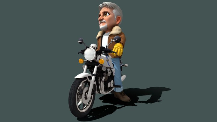 My First Motorbike Yam 650XJ – Kostenloses 3D-Modell STL